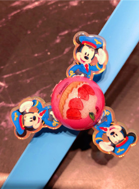 迪士尼可爱手镯发光旋转手环玩具