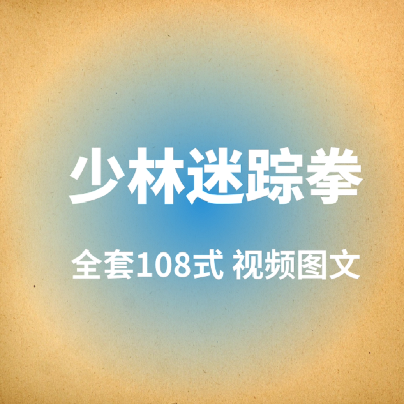 迷踪拳视频教程少林108式教学武术培训技击绝技新手全套自学入门