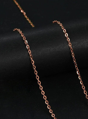 【喜爱】O字链镀金锁骨链盒子链女款合金链子  勿拍款