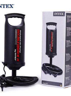 intex充气泵68712手泵68614中号气泵68615充气泵送球针船用打气筒