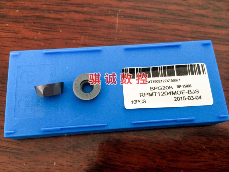 CDBP邦普数控刀片 不锈钢钢件/铣刀 RPMT10T3/1204MOE-BJS BPG20B