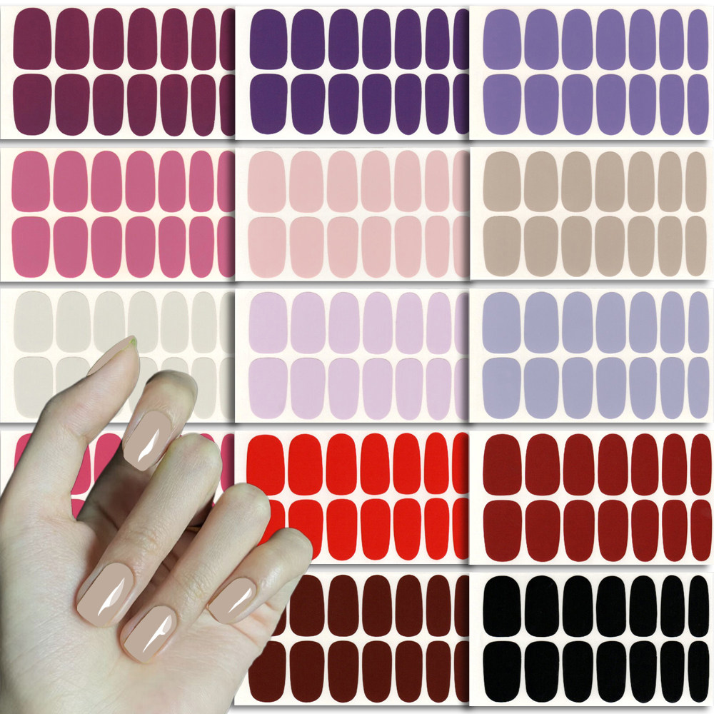 少女纯色美甲贴纸 小清新防水持久网红气质显白指甲全贴 孕妇可用,彩妆/香水/美妆工具,美甲工具,淘宝优惠券,粉丝福利购,淘宝优惠卷