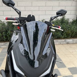 适用光阳KRV180改装前风挡 挡风玻璃前挡风 挡风罩挡风板挡雨罩