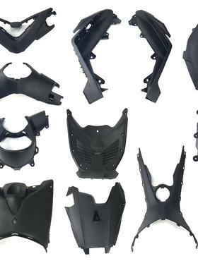 适用16-19款雅马哈NMAX155副厂塑料件 导流罩黑色塑胶件 脚踏外壳