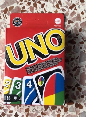 红色经典uno正版纸牌美泰优诺游戏112张学生宿舍益智游戏聚会巫诺