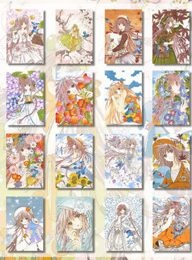 DIY动漫6寸照片珍藏CLAMP奇迹少女KOBATO小鸠原画漫画相片随机8张