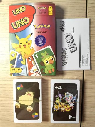 全新正版UNO纸牌宝可梦Pokemo皮卡丘口袋妖怪宠物小精灵 神奇宝贝