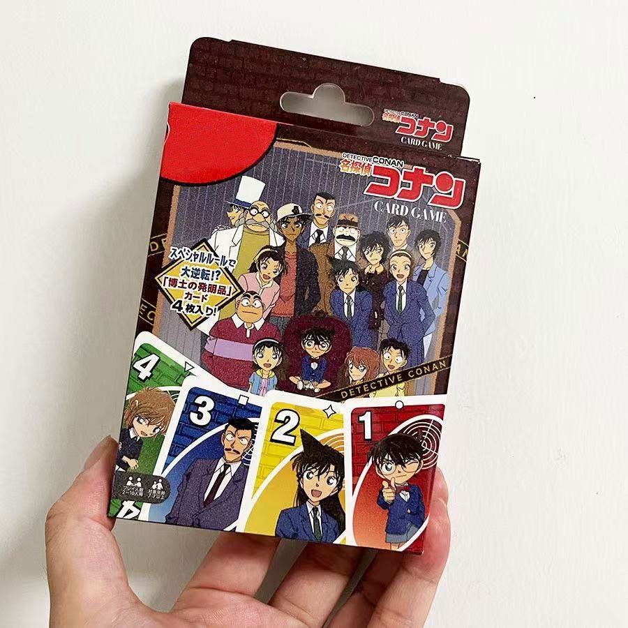 巫诺纸牌日本动漫IP名侦探柯南口袋妖怪神奇宝贝宠物小精灵UNO牌