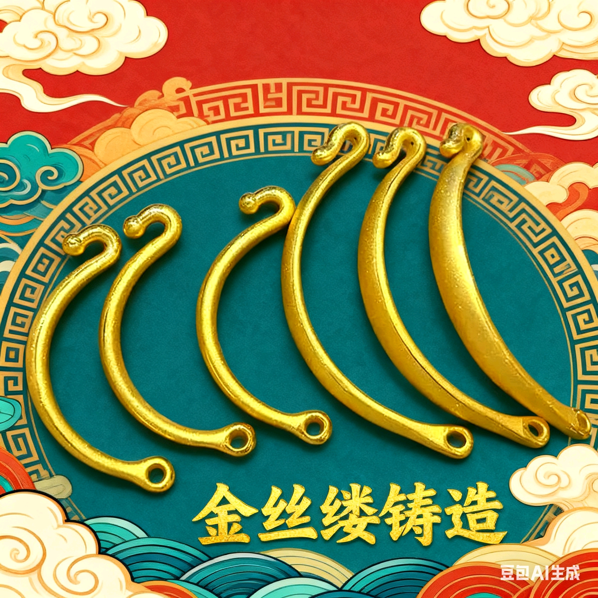 爆款半镯石膏模具首饰用打金店寄卖行居家打金用