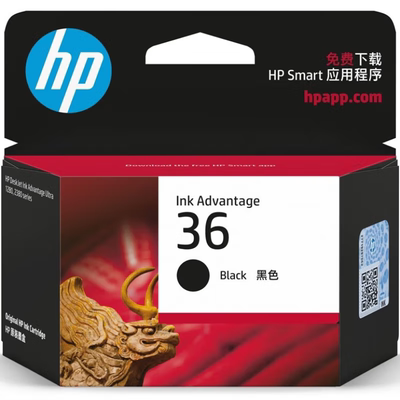 原装惠普36黑色墨盒1285-2385