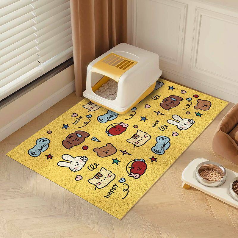 卡通猫砂盆防外溅垫子猫咪丝圈防滑耐磨宠物垫宠物通用易打理垫子,宠物/宠物食品及用品,猫狗车载垫,淘宝优惠券,粉丝福利购,淘宝优惠卷