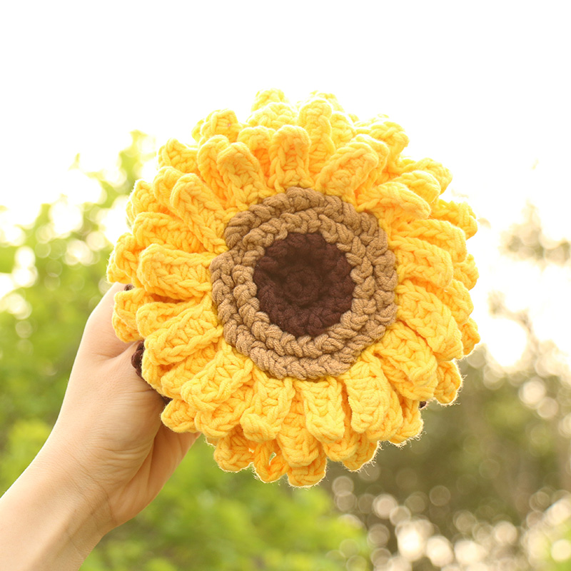 毛儿手作向日葵太阳花包小挎包材