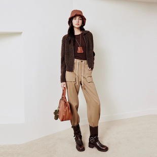 HFKIC6428A 休闲裤 2399 风长款 大雅家通勤抽绳工装