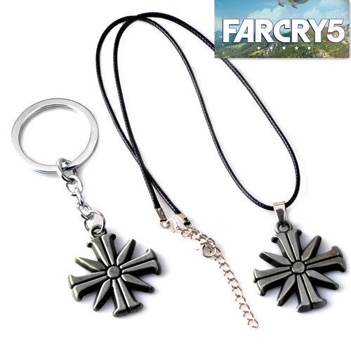 新款游戏farcry5周男女钥匙扣
