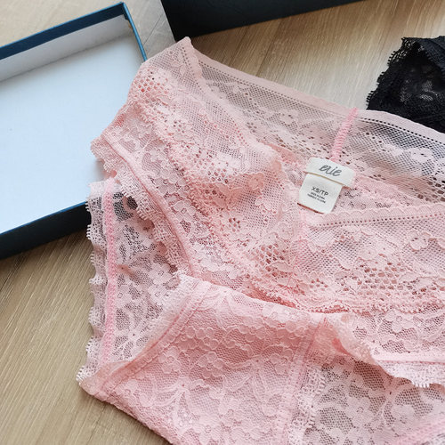 超薄透视高档性感低腰少女三角裤