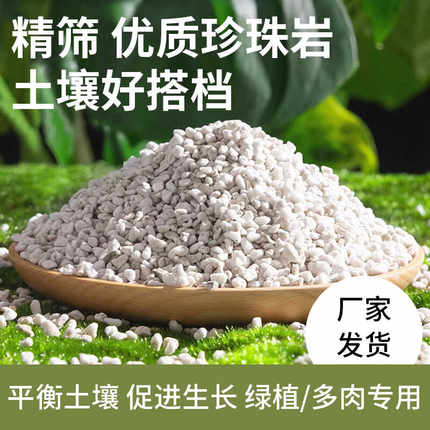 硬质软质珍珠岩大颗粒养花通用植物垫底铺面通用透气园艺珍珠岩