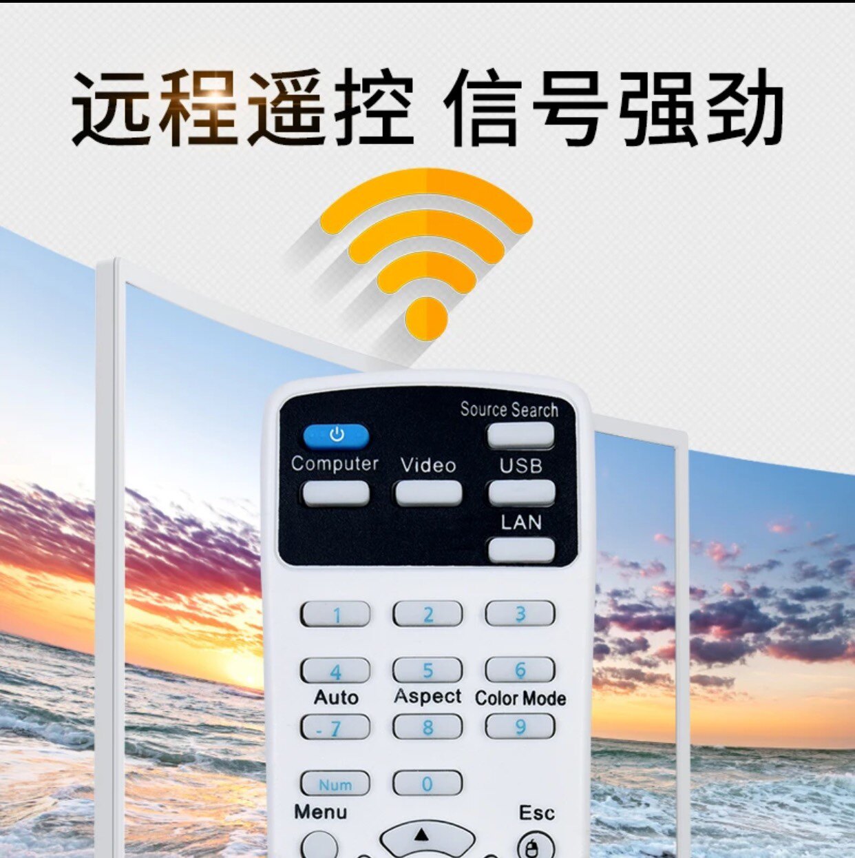 限时包邮EPSON爱普生投影仪机遥控器CB-X18 X21X25X22W03X29