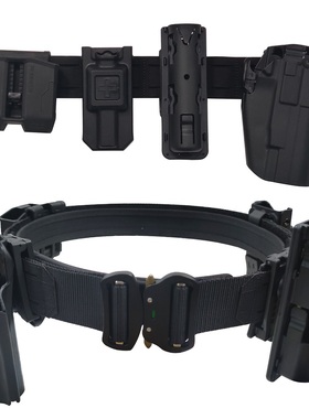 UNIONTAC激光切割战术腰带套装带伸缩棍套格洛克快拔止血盒双夹套