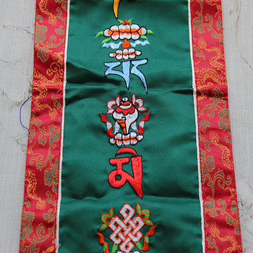 布艺尼泊尔花藏式吉祥八宝