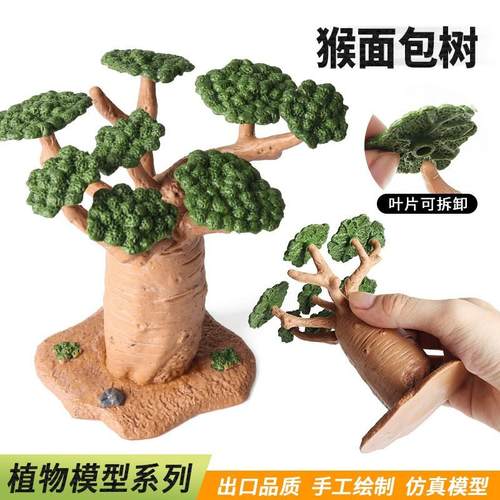 新品仿真植物模型猴面包树仙人掌