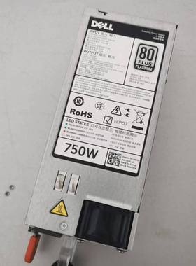全新成色  DELLR720 R620 R730 R630 750W服务器交直流电源CWKMX