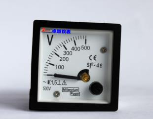 方形交流电压测量仪表99T1 厂家直销出口型指针式 500V