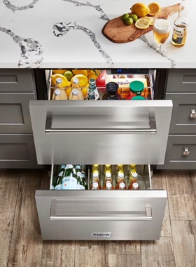 政府补贴thorkitchen别墅庭院家用不锈钢烧双抽大毫升风冷冰箱