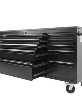 thor美式72英寸家用车库黑色喷粉多功能汽修工具柜推车赛车工作站