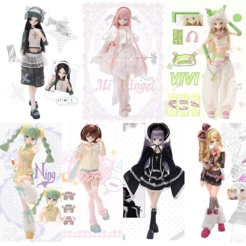 正品混合天使系列特六植发bjd
