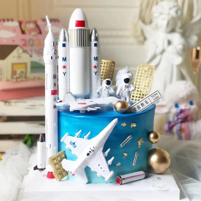 探险航天飞机火箭卫星主题款摆件