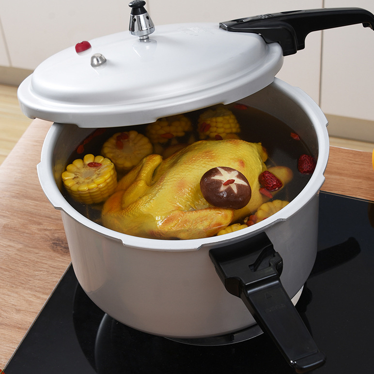 双喜高压锅加厚防爆商用大容量压力锅电磁炉通用16 18 20 26 32cm