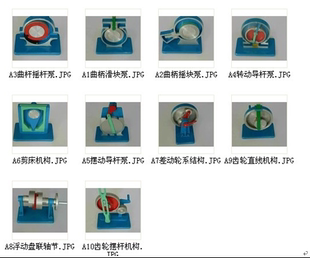 A型机构运动简图绘侧模型 铝合金