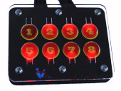 桌面多摄像头自定义计算机主机箱外部电源一键启动桌面开关外部按