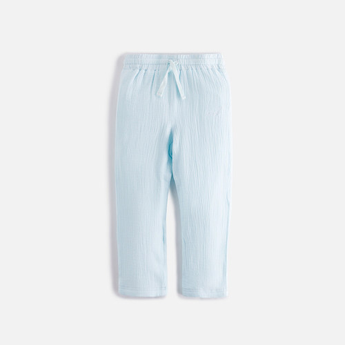 ●正品特价Kith Kids儿童装皱柔纱布长裤浴裤居家裤