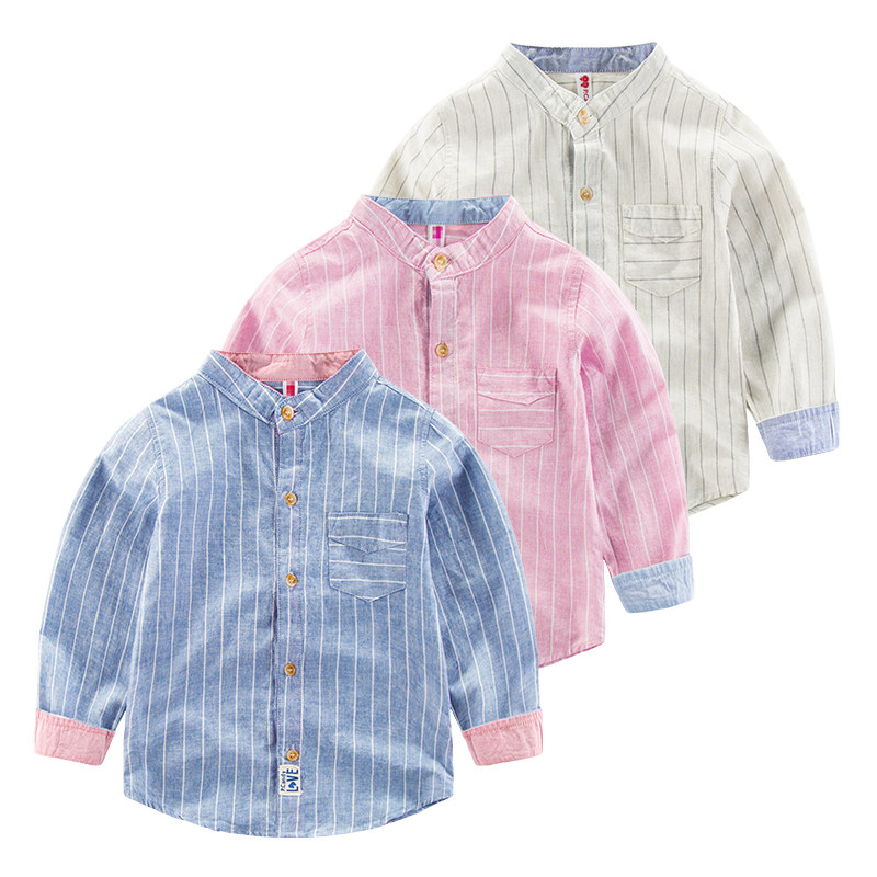 Chemise garcon à manche longue - Ref 2078453 Image 1