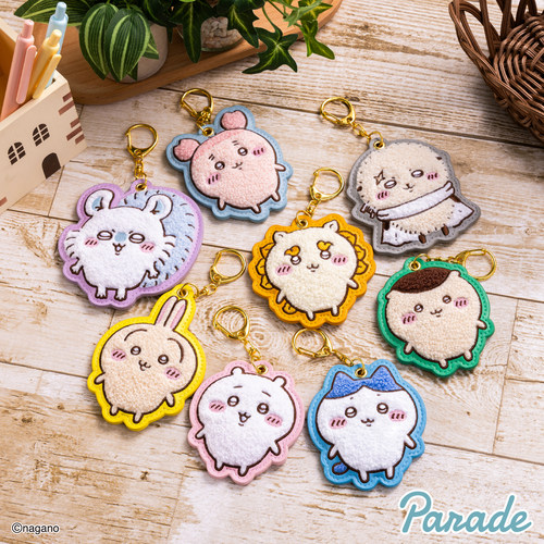 chiikawa毛绒绒刺绣钥匙扣