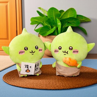 Chiikawa 哥布林国王绿头发公仔玩偶卡通可爱