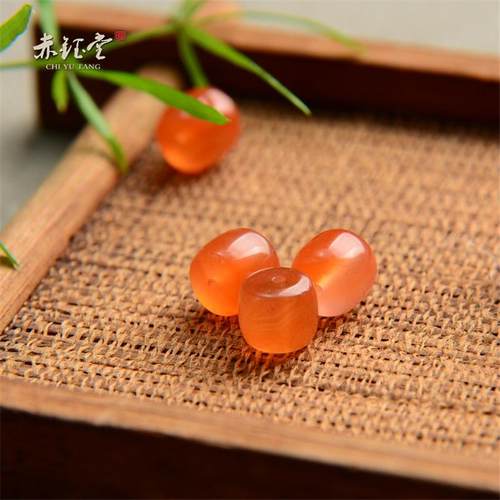 南虹玛瑙直切老型珠转运手串配珠