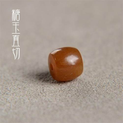 和田玉散珠老型直切天然糖玉正品