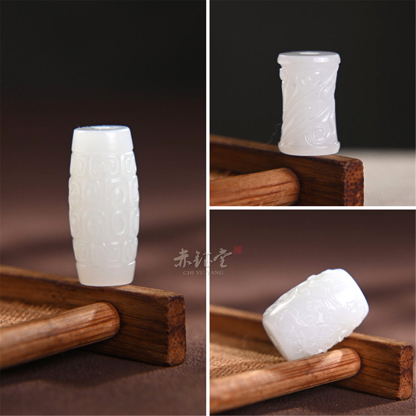 和田玉桶珠白玉散珠单珠精工配珠