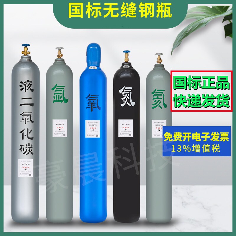 永安氧气瓶二氧化碳CO2小钢瓶便携式氩弧焊氩气瓶小型氮气瓶气罐