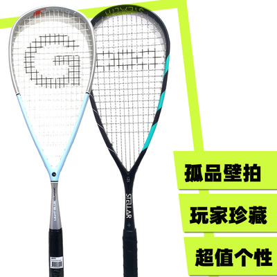 外贸原单尾货全碳素超轻壁球拍