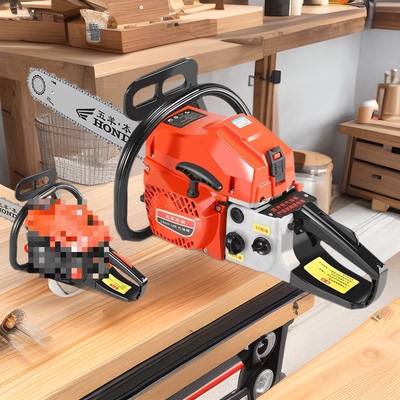 五羊本-田大功率油锯四冲程纯汽油锯原装进口伐木锯小型家用砍树