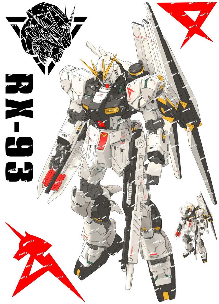 小号f0083-33高达gundam rx-93动漫笔记本电脑汽车旅行拉杆箱贴纸
