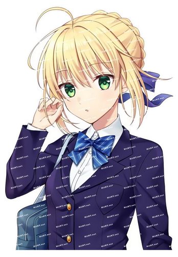 大号F0278-19Fate/Zero stay night亚瑟王Saber电脑旅行箱贴纸