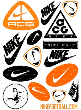 F0116-01nike耐克潮流牌个性电脑手机吉他旅行李拉杆箱电动车贴纸