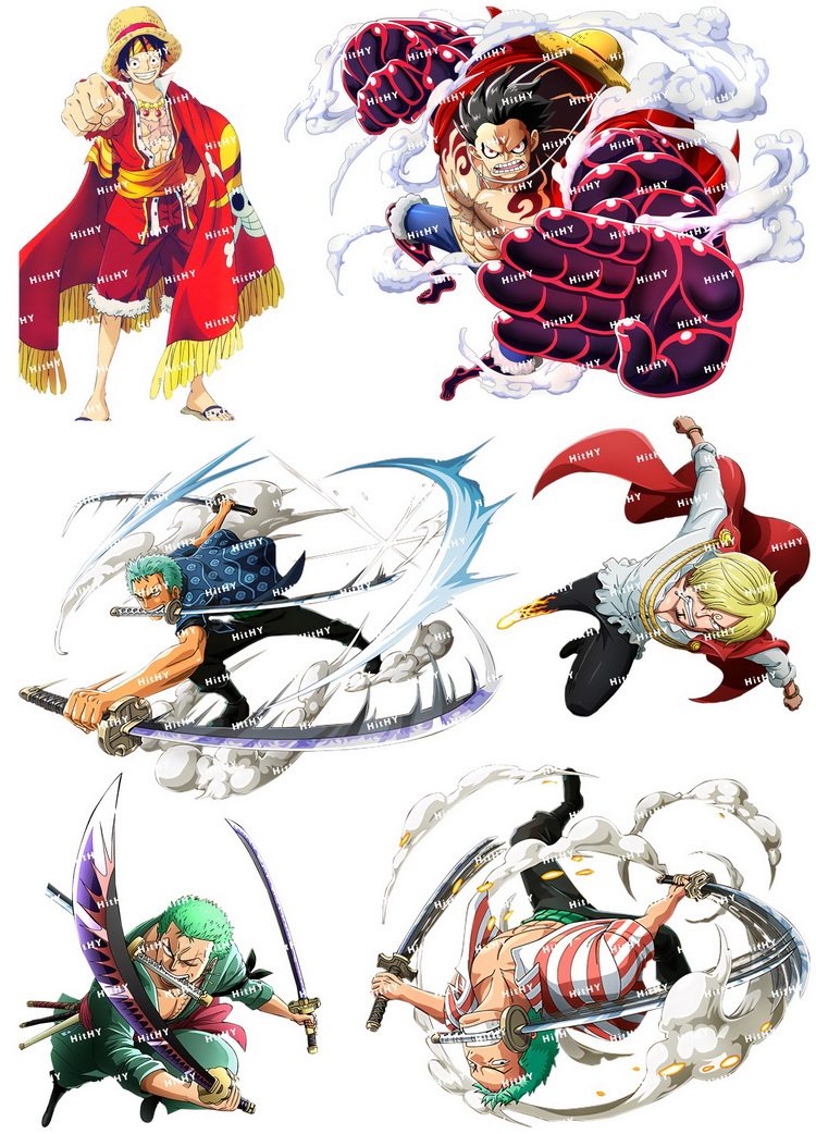 小号f0328-17海贼王卡通动漫笔记本电脑手机吉他旅行拉杆箱贴纸