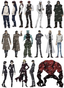 小号F0319 02血界战线卡通动漫笔记本电脑汽车旅行拉杆箱防水贴纸