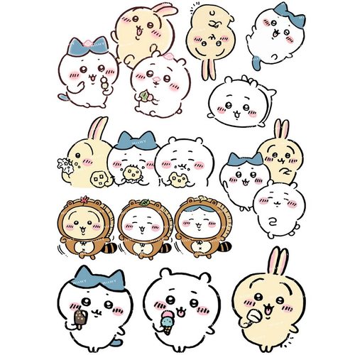 chiikawa乌萨奇卡通可爱动漫贴纸