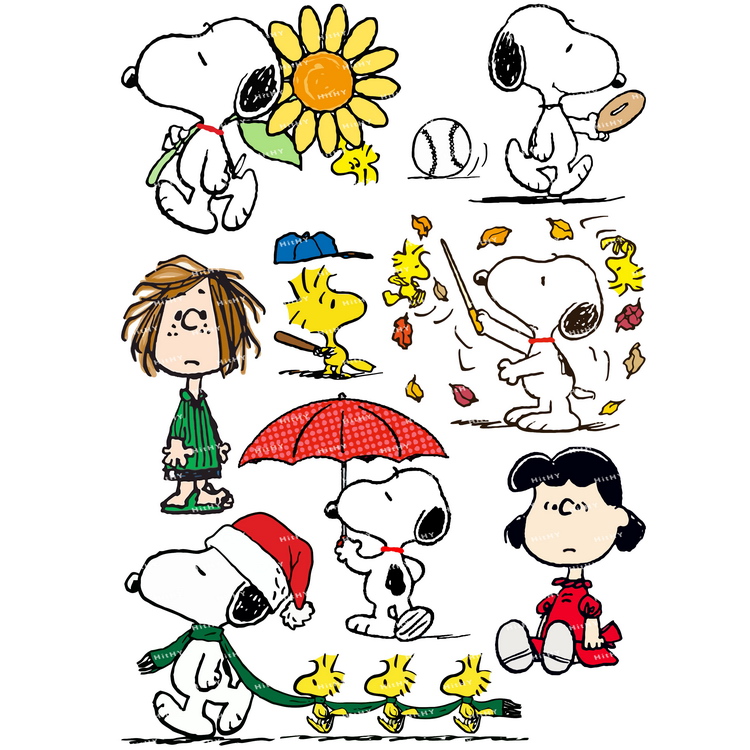 大号史努比笔记本电脑旅行贴纸